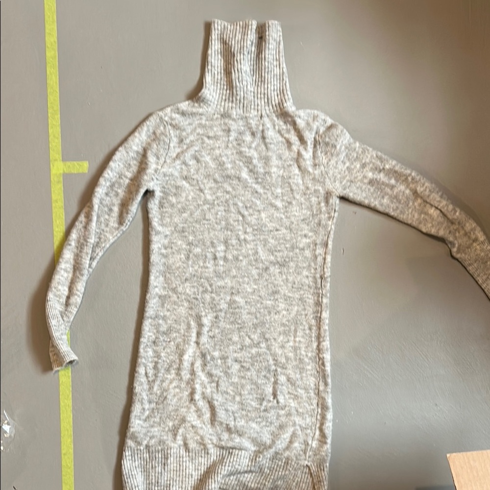 Gray Women's Turtleneck Sweater